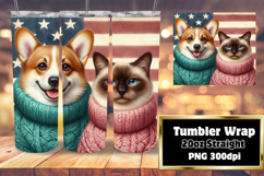 CUSTOMIZED PNG for 20oz Tumbler , Dog and cat Product Image 1