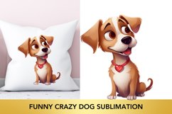 valentine Dog Sublimation, cute Dog Clipart Product Image 1