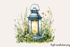 Spring Neutral Blue Clipart PNG Product Image 1