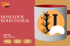 Honeydew Boho Floral Monogram Product Image 1