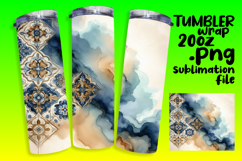 GREAT GIFT 20oz Tumbler Wrap , Watercolor Patter Product Image 1