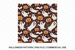 Halloween Boo Pattern Png | Sublimation | Digital Paper Product Image 1