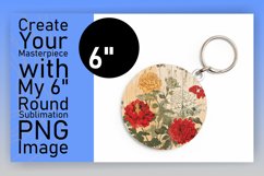 Vintage Floral Round Sublimation Collection Product Image 1