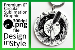 Trendy Round Design for Sublimation , Mystic Product Image 1