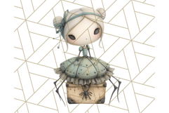 Creepy Dolls Clipart PNG Haunted Toy Characters Product Image 3