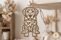 Labrador Retriever Laser Cut SVG | Dog Ornament SVG Product Image 1
