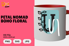 Petal Nomad Boho Floral Monogram Product Image 1