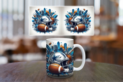 Mug Wrap Sublimation - american football Product Image 1