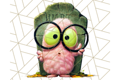 Quirky Monster Clipart PNG, Funny Spooky Creatures Product Image 3