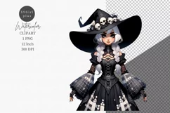 Halloween clipart, Witch clipart, Autumn clipart Product Image 1