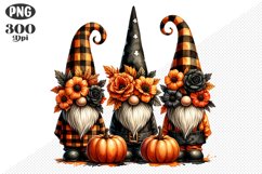Halloween Gnomes Sublimation - Clipart PNG Design Product Image 1