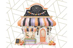 Halloween Candy Shop Clipart PNG, Trick or Treat Clip Art Product Image 3