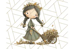 Whimsy Woods Harvest Festival Clipart PNG Files Product Image 3