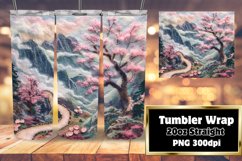 Beautiful 3D Landscape Wrap Sublimation Tumbler Product Image 1