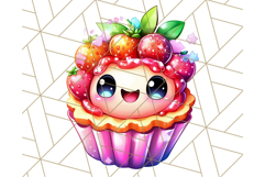 Sweet Treat Face PNG Clipart, Cute Kawaii Dessert Art Png Product Image 3