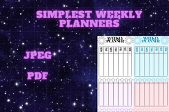 best simplest weekly planner freebie 61,free Weekly planner Product Image 3