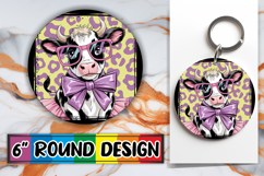 Luminous Round Designs for Kids, Cute Cow Product Image 1