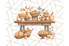 Woodland Apple Orchard Festival PNG Fall Clipart Product Image 3