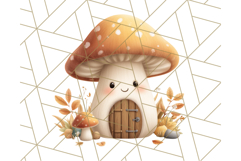 Woodland Forest Scene PNG Clipart, Fall Nature Elements Product Image 3