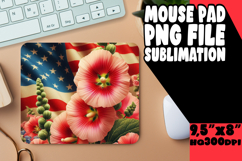 Vibrant Desk Mat Sublimation PNG, USA Flag Product Image 1