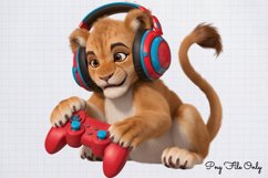 Gamer Animals Clipart PNG Product Image 1
