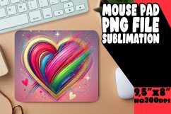 COZY MOUSE PAD FUN ART, Heart Product Image 1