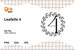 Leafelle Monogram Product Image 1