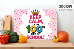 100 days of school Cutting Board PNG Design, Teacher PNG Product Image 1