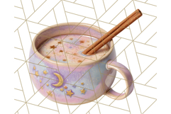 Halloween Drink Clipart PNG, Spooky Cute Beverage Art Product Image 3