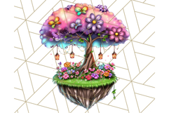 Bright Floating Island PNG Clipart for Fantasy Worlds &amp; Maps Product Image 3