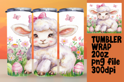 ARTISTIC 20oz Tumbler Wrap for Custom Gifts , Cute Easter Product Image 1