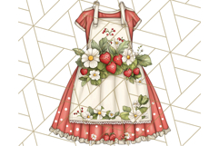Cottagecore Kitchen Mixer, Apron PNG Clipart, Retro Floral Product Image 3