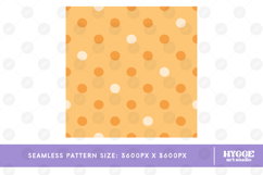 Coquette Easter Polka Dot Seamless Pattern Surface PNG DTF Product Image 2