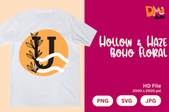 Hollow &amp; Haze Boho Floral Monogram Product Image 1