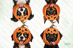 Cute Halloween Dog Clipart Product Image 1
