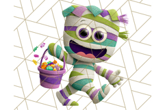 Colorful Halloween Clipart PNG, Cute Kids &amp; Candy Clip Art Product Image 3