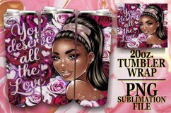 Sweet Memories 20oz tumbler wrap, Love Girl Product Image 1