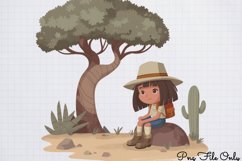 Watercolor Safari Adventure Clipart PNG Product Image 1