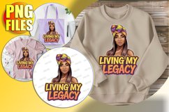 Bright PNG TSHIRT Ideas, Afro Woman Product Image 1