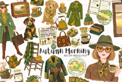 Autumn Morning Clipart Product Image 1