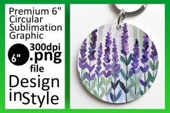 Colorful 3D Floral Round Sublimation Mix Product Image 1