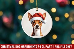 Breeds Of Christmas Dog Ornaments Clipart PNG Product Image 1