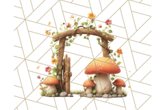 Whimsical Woodland Animal Village PNG Clipart Fantasy Forest Product Image 3