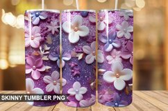 3D Valentine's Day Tumbler Design | Sublimation Wrap 20 Oz Product Image 1