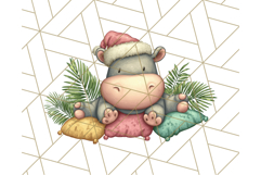Safari Christmas PNG Clipart, Cute Jungle Animal Art Product Image 3