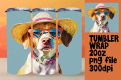Playful Pups in Colorful Tumbler Wrap Product Image 1