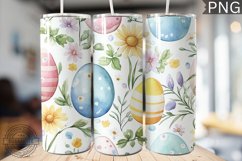 Spring Easter Tumbler Wrap - High Quality 300 Dpi Product Image 1