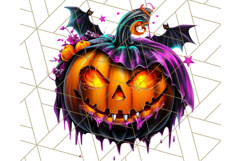 Pumpkin Party Halloween Clipart PNG, Cute Spooky Elements Product Image 3