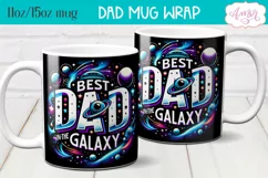 Best Dad mug wrap sublimation PNG | Father's day mug PNG Product Image 1