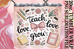 Playful moments 20oz tumbler wrap, Teacher Product Image 1